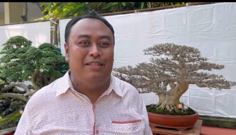 Ketua Panitia Penyelenggara Kontes Bonsai Nasional 2025, Kukuh Prasetyo Rusady, sekaligus juga Sekretaris Dinas Pertanian Kabupaten Grobogan. (Dok. Mediasapujagad.com)