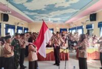 Kak Lusia saat melantik Jajaran Mabiran dan Pengurus Kwaran Toroh masa bhakti 2024-2027 di Aula Korwil Bidang Pendidikan Kecamatan Toroh, Kabupaten Grobogan, Jawa Tengah, Kamis (24 April 2025) pagi. (Dok. Mediasapujagad.com)