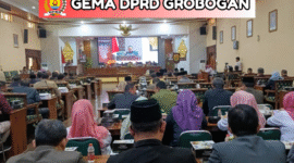 Bupati Grobogan, Setyohadi menyampaikan respon atas disetujui KUA-PPAS Perubahan AND 2025 (11/06).