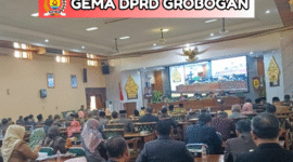 Sejumlah Peserta mulai dari Operasional Perangkat Daerah hingga Camat se-Kabupaten Grobogan ikuti Paripurna DPRD ke - 23 (08/07). 