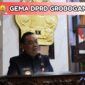 Foto: Bupati Grobogan Setyo Hadi menyampaikan sambutan pada Sidang Paripurna DPRD Grobogan ke-28, Senin (18/08).