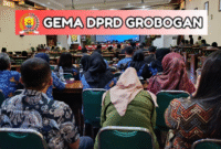 Suasana Rapat Paripurna ke-31 DPRD Kabupaten Grobogan di Gedung Paripurna I, Rabu (17/9). (dok/mediasapujagad.com)