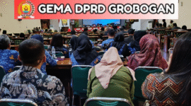 Suasana Rapat Paripurna ke-31 DPRD Kabupaten Grobogan di Gedung Paripurna I, Rabu (17/9). (dok/mediasapujagad.com)