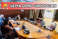 Ketua Komisi D DPRD Grobogan Mansata saat memimpin rapat komisi di ruang Komisi D DPRD Grobogan.