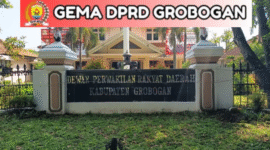 Tampak depan, Gedung DPRD Kabupaten Grobogan. (mediasapujagad.com/dok)