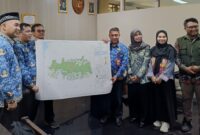 PT Fasade Kobeltama Internasional menyerahkan Peta Zona Nilai Tanah (ZNT) Kabupaten Grobogan Tahun 2025 kepada Kantor Pertanahan Kabupaten Grobogan. (mediasapujagad.com/dok)
